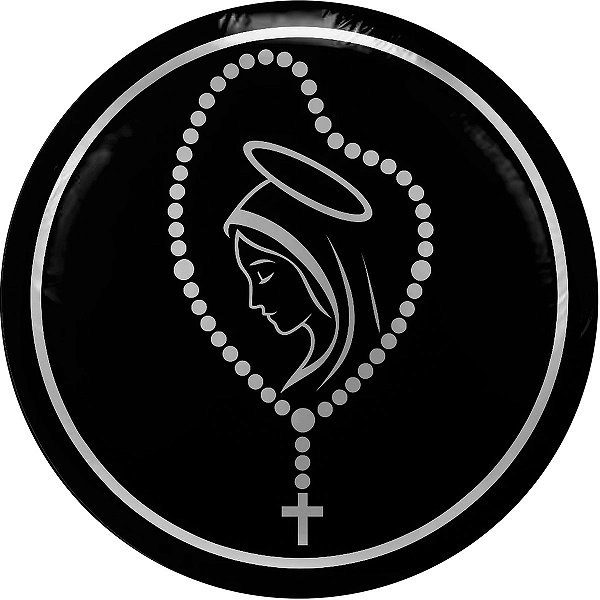 Capa de Estepe Personalizada para Ecosport Crossfox Aircross Religioso Nossa Senhora do Rosário