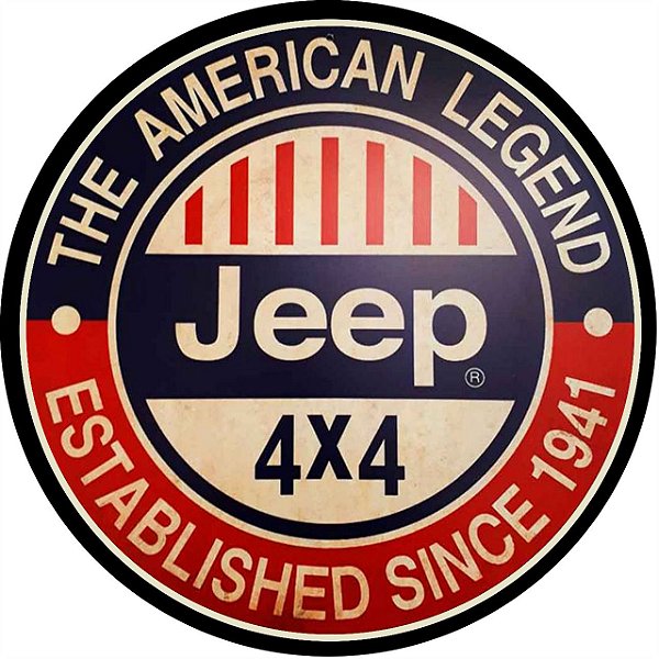 Capa de Estepe Personalizada Exclusiva para Jeep Vintage