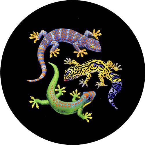 Capa Personalizada para Estepe Ecosport Crossfox Lagartos Geckos