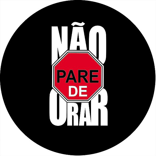 Capa de Estepe Personalizada para Ecosport Crossfox Não Pare de Orar