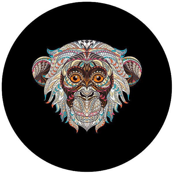 Capa Personalizada para Estepe Ecosport Crossfox Macaco Tribal