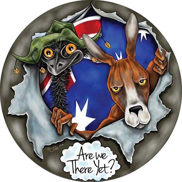 Capa Personalizada para Estepe Ecosport Crossfox Estampa Austrália