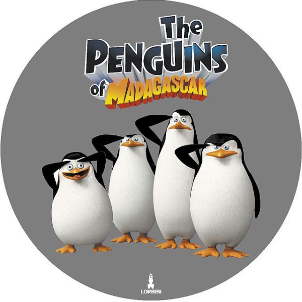 Capa de Estepe Personalizada Lorben para Ecosport Crossfox Pinguins de Madagascar
