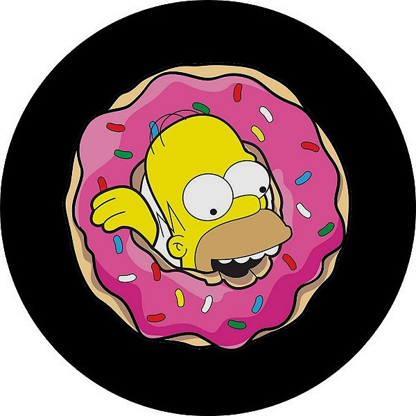 Capa Personalizada para Estepe Ecosport Crossfox Homer Simpson