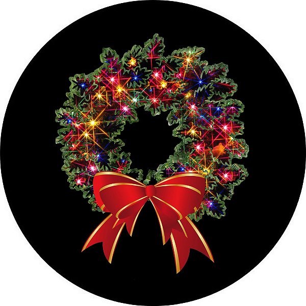Capa Personalizada para Estepe Ecosport Crossfox Guirlanda de Natal