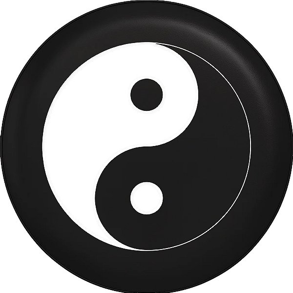 Capa Personalizada para Estepe Ecosport Crossfox Estampa Yin Yang