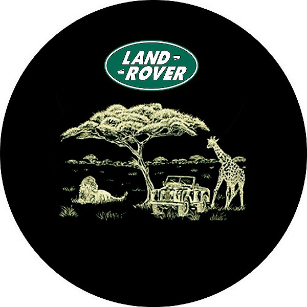Capa Personalizada para Estepe Pneu Exclusiva Land Rover Defender Safari