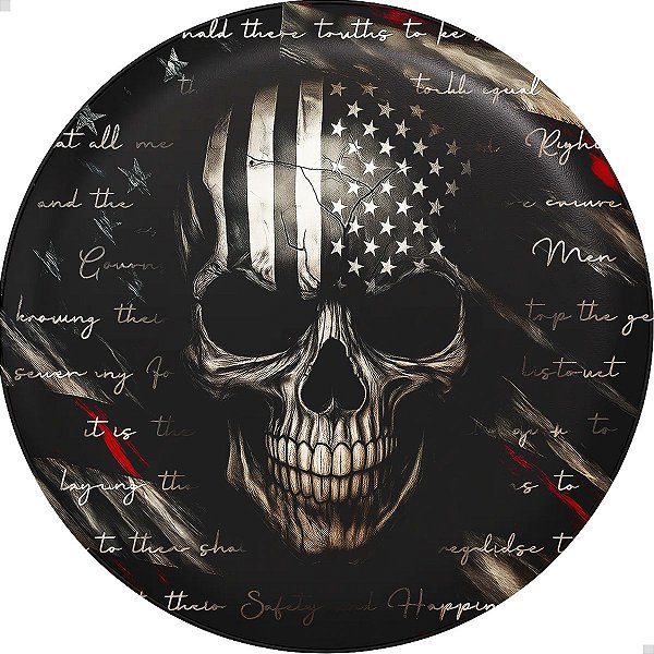 Capa de Estepe Personalizada Lorben para Ecosport Crossfox Caveira