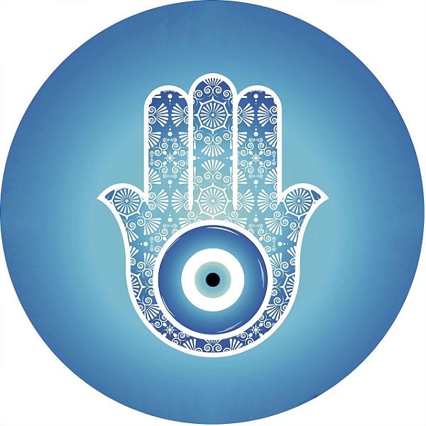 Capa de Estepe Personalizada para Ecosport Crossfox Aircross Hamsa Olho Grego