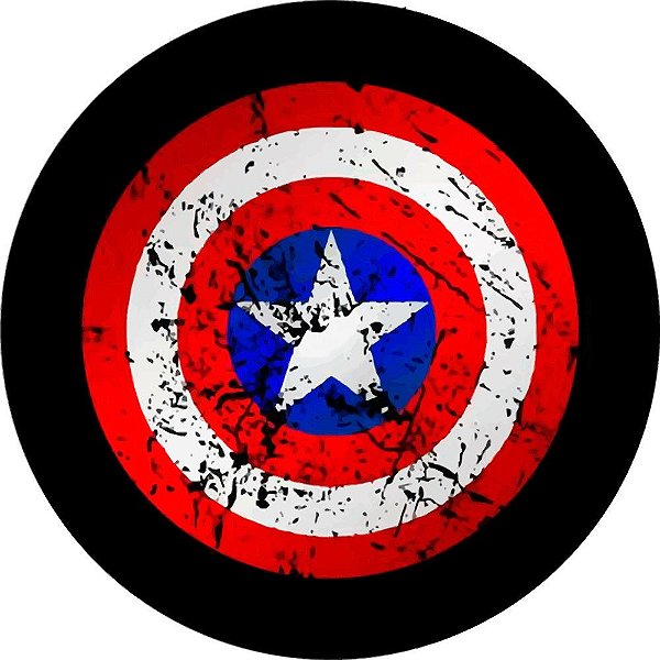Capa Personalizada para Estepe Ecosport Crossfox Marvel Capitão America
