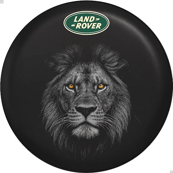 Capa Personalizada para Estepe Pneu Exclusiva Land Rover Defender Leão