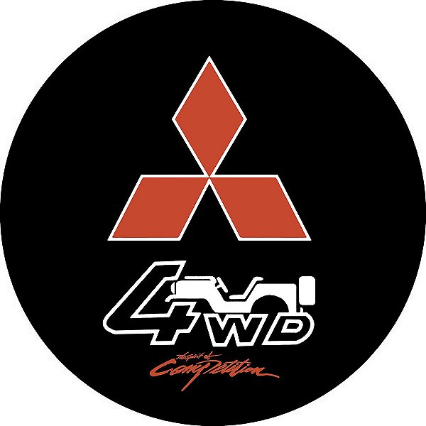 Capa de Estepe Personalizada Lorben Pneu aro 17 Exclusiva para Pajero TR4 4WD
