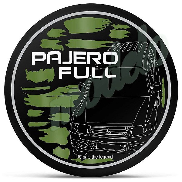 Capa de Estepe Personalizada Pneu aro 17 Exclusiva para Pajero Full