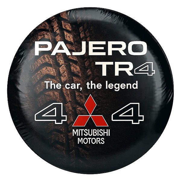 Capa de Estepe Personalizada Lorben Pneu aro 17 Exclusiva para Pajero TR4 4WD