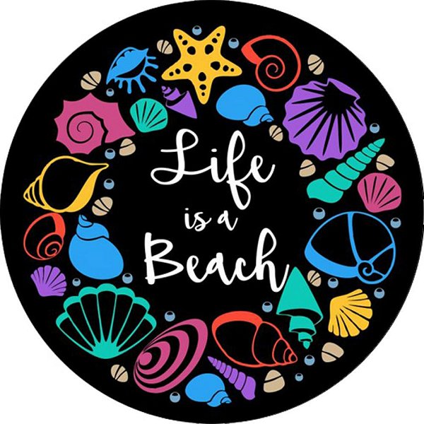 Capa Personalizada para Estepe Ecosport Crossfox Aircross Life is a Beach