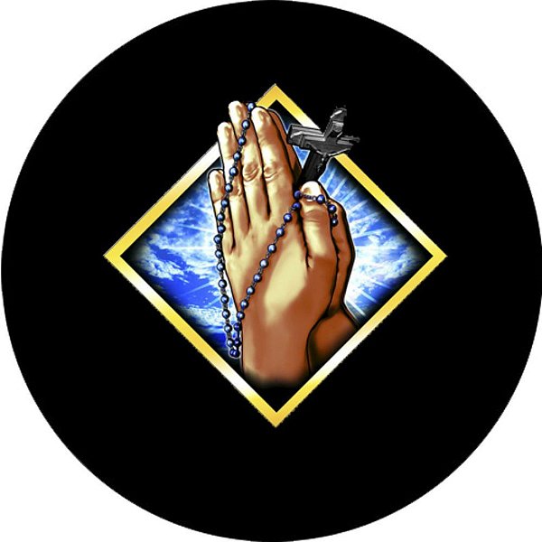 Capa Personalizada para Estepe Ecosport Crossfox Religioso Terço