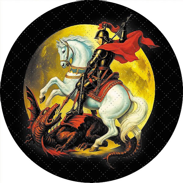 Capa de Estepe Personalizada para Ecosport Crossfox Religioso São Jorge 1