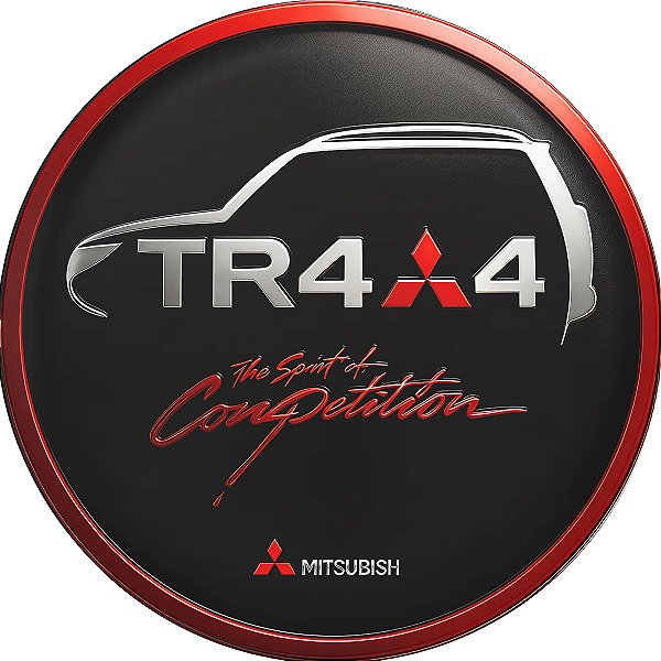 Capa de Estepe Personalizada Pneu aro 17 Exclusiva para Pajero TR4 4X4