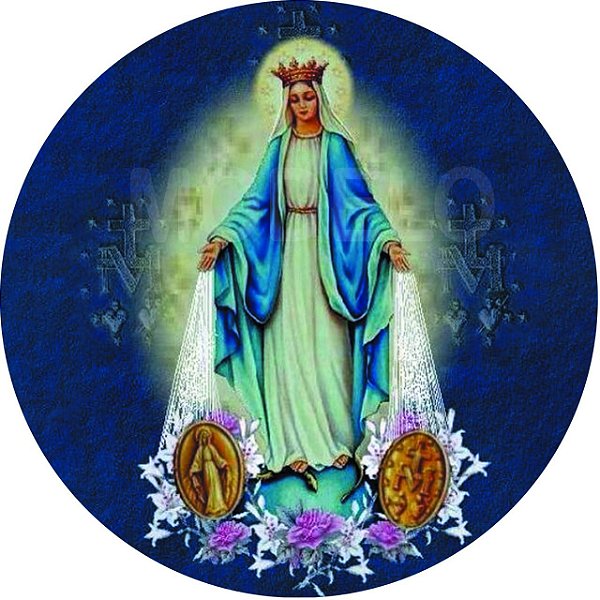 Capa de Estepe Personalizada para Ecosport Crossfox Religioso Nossa Senhora das Graças Medalha Milagrosa