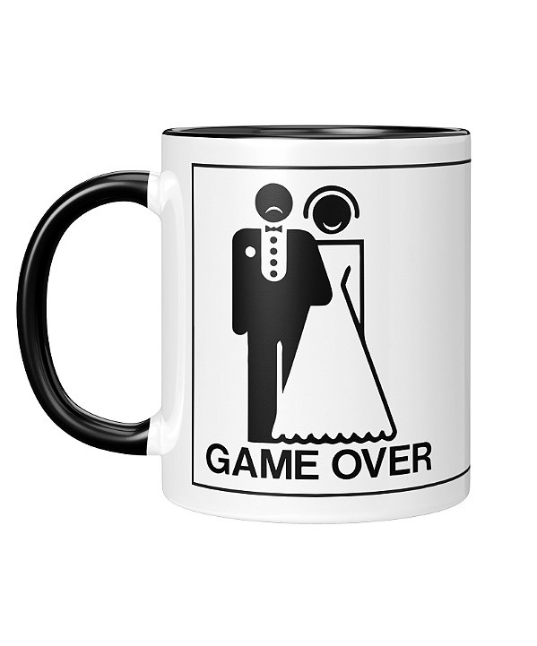 Caneca Personalizada | Game Over | Porcelana 325ml