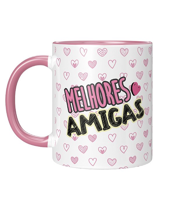 Caneca Personalizada | Amizade - Melhores amigas | Porcelana 325ml