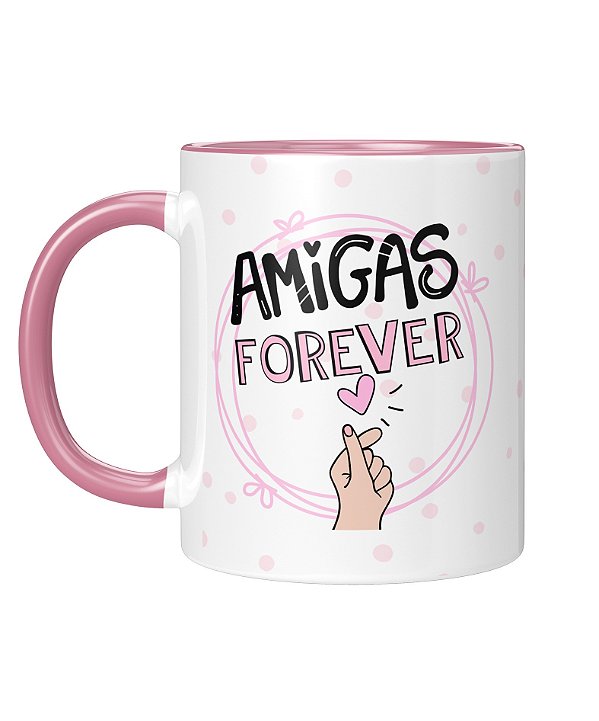 Caneca Personalizada | Amizade - Somos todas amigas loucas | Porcelana 325ml