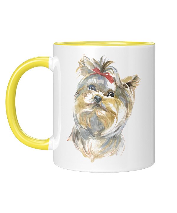Caneca Personalizada | Yorkshire Terrier | Porcelana 325ml