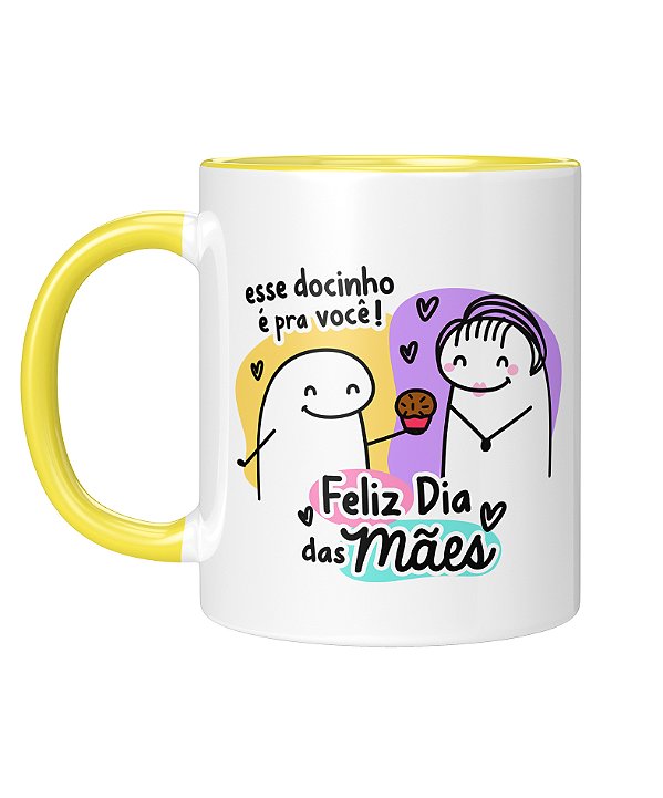 Caneca Personalizada | Dia das mães - Esse docinho é pra você | Porcelana 325ml