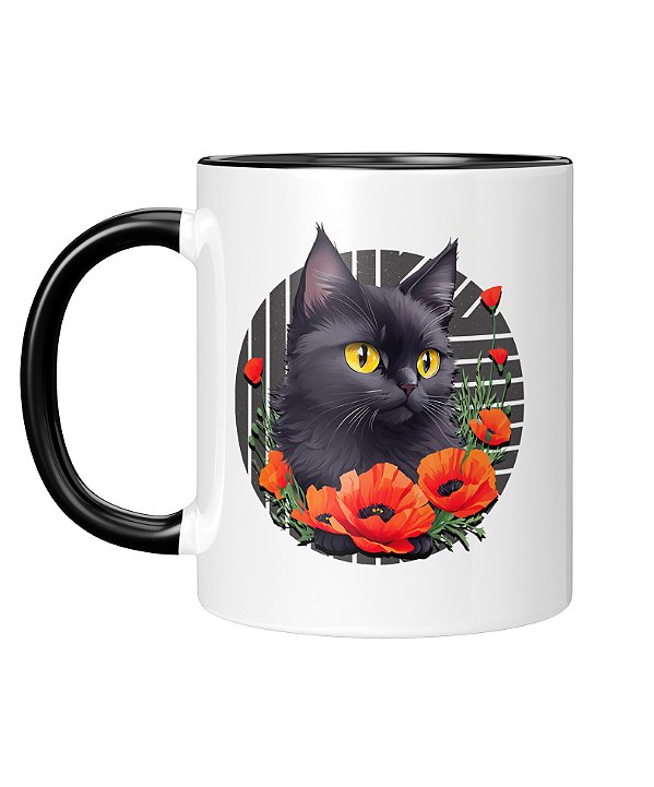 Caneca Personalizada | Pet, Gato | Porcelana 325ml