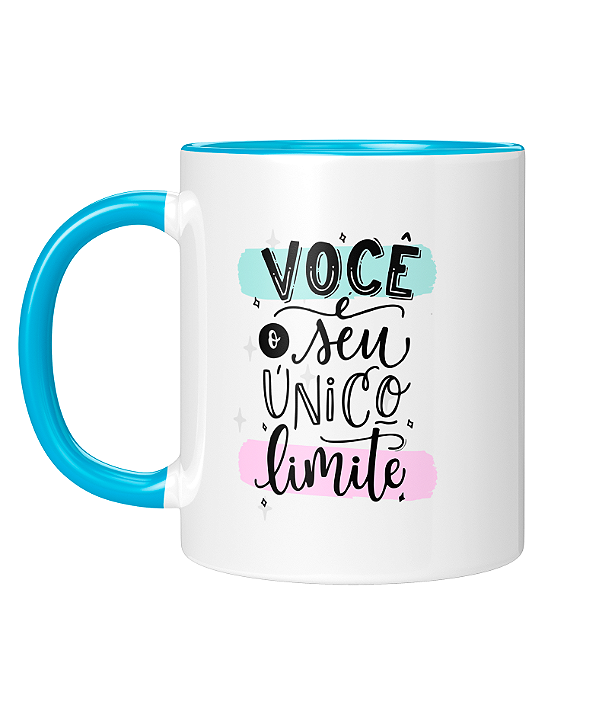 Caneca Personalizada | Você é seu único limite | Porcelana 325ml