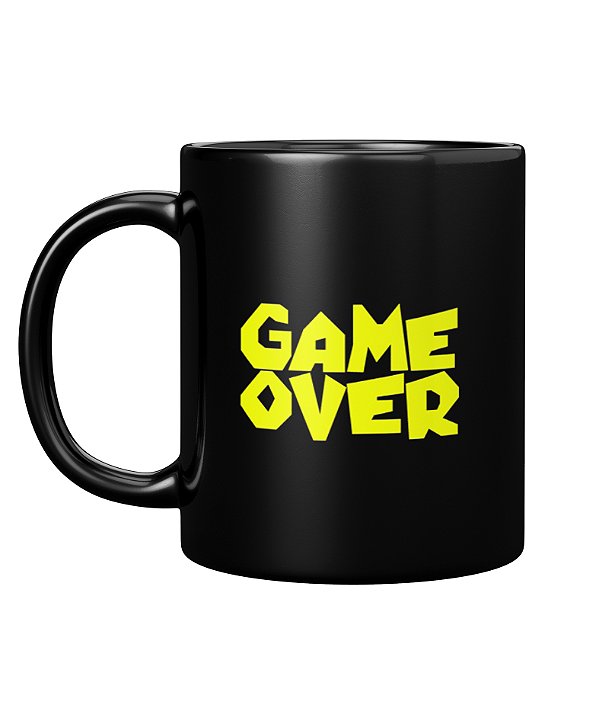 Caneca Personalizada | Game over 7 | Porcelana 325ml