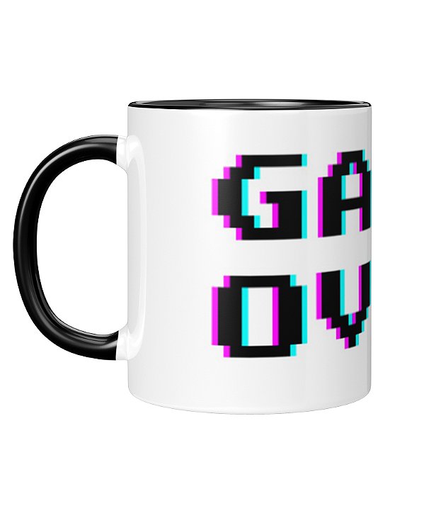 Caneca Personalizada | Game over 9 | Porcelana 325ml