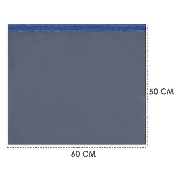 Envelope de Segurança ECO Cinza Reciclado Com Hot Melt - 60 x 50 CM