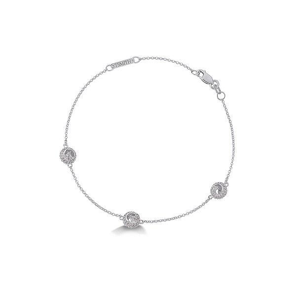 Pulseira Mini Fênix Ouro Branco 150 Diamantes