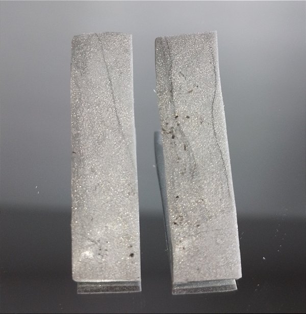 Brinco Prata Retangular