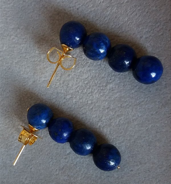 Brinco Lápis Lazúli