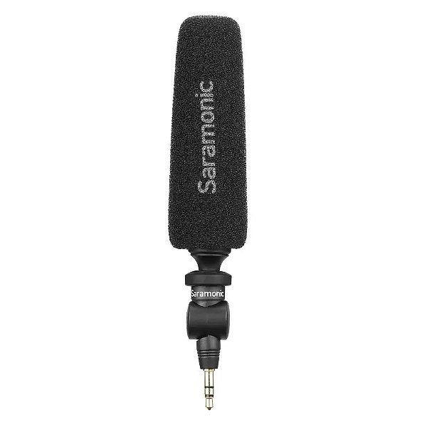 SMARTMIC5 | Mini microfone Unidirecional com conector P2 (TRS) para cameras DSLR, Gravadores, Interfaces e Transmissores sem fio