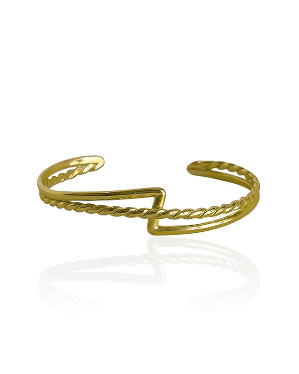 Bracelete Raio - Banho de Ouro 18k