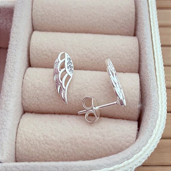 Brinco Asa Vazada - Prata 925