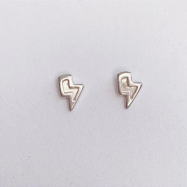 Brinco Raio 0,8cm - Prata 925