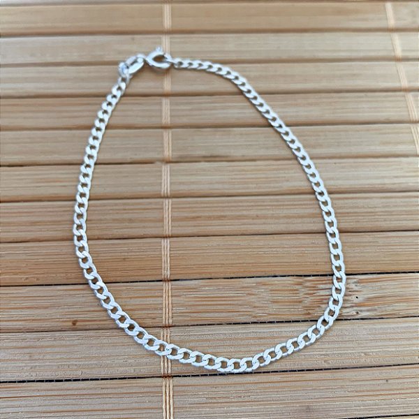 Pulseira Elo Grumet 2mm x 18cm - Prata 925