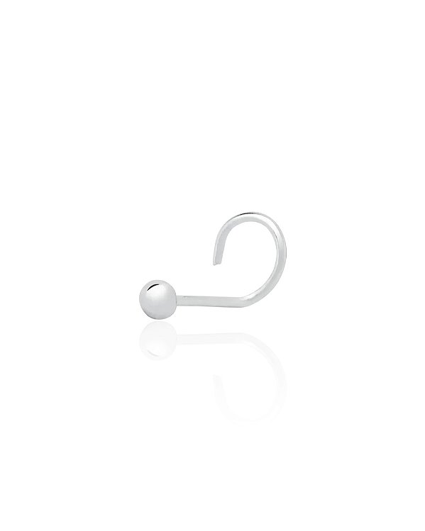 Piercing Nariz Bolinha 2mm UNIDADE - Prata 925