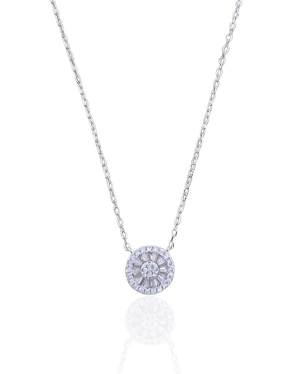 Colar Pizza Elo Português 45cm - Prata 925