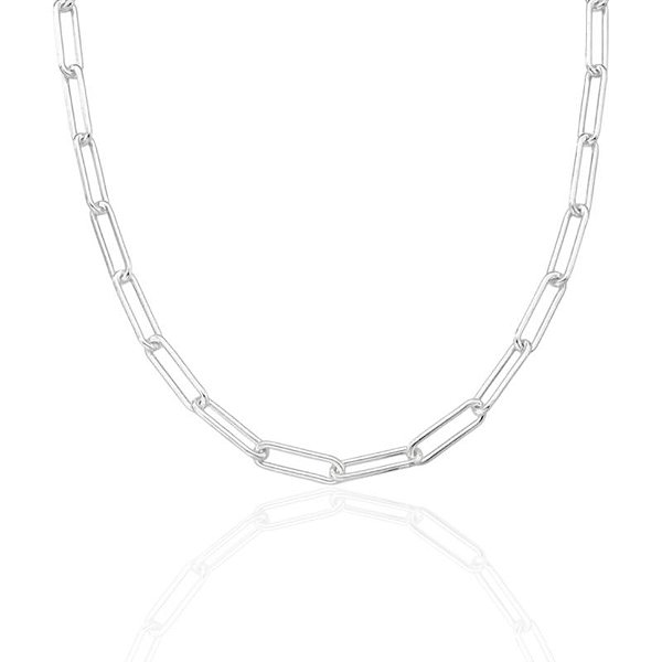Colar Elo Longo Cartier 40cm - Prata 925