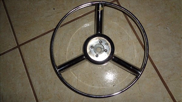 F100 F350 F600 56_68 Aro Do Volante Necessitando Restauro