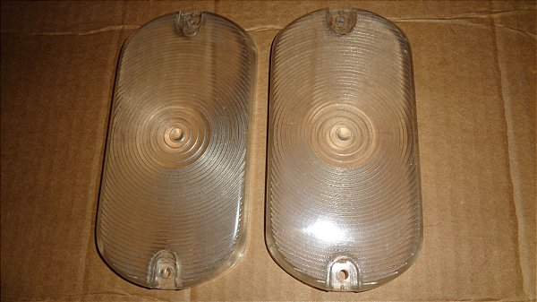 F100 F350 65 66 67 - Par de lentes do pisca seta dianteiro