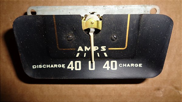 Dodge Deluxe 1950 - Amperímetro Novo Original