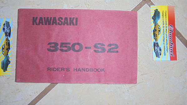 Moto Kawasaki 350 S2 - Manual Do Proprietário