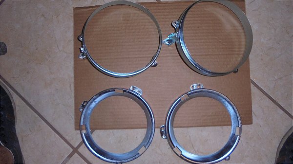 Gordini E Interlagos Par Suporte De Fixação Do Farol (ver Detalhe)