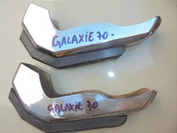 Galaxie 500_ltd 1970 - Par De Batente De Parachoque Cromado
